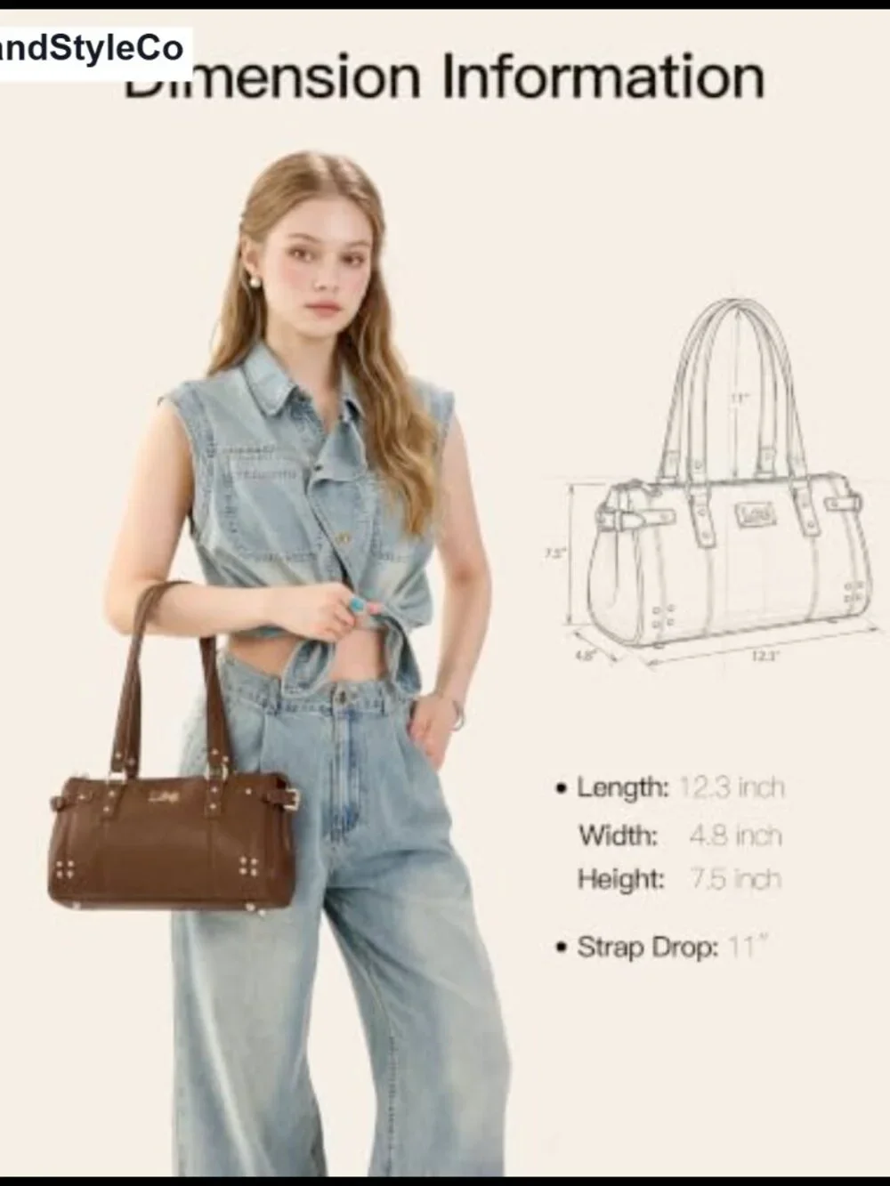 N/A structured vintage